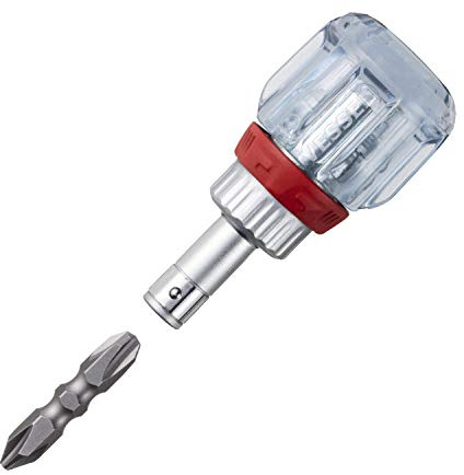 VESSEL Ratchet Stubby Screwdriver [No.TD-6700W-23] (Ph No.2/No.3) (Japan Import)
