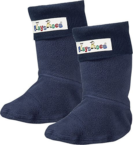 Playshoes Unisex Kinder Stiefel-Socke Füßling, marine, 24/25 EU
