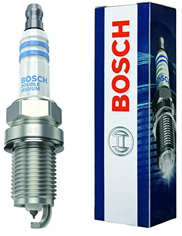 Bosch 0242236599 Candela Di Accensione Bosch Double Iridium - Per un'Accensione del Motore Affidabile e Lunga Vita Utile - Design Resistente
