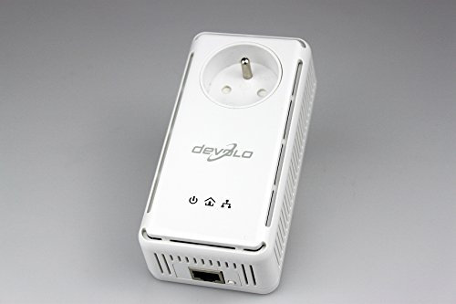 devolo 1359 - Pack de 1 adaptateur CPL (dLAN 200 AVplus) : 1 port Fast Ethernet / prise gigogne intégrée
