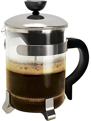 Primula 4 Cup Classic Coffee Press, Chrome - 0.45 Liters