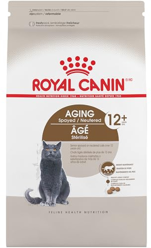 Royal Canin Feline Health Nutrition Aging Spayed/Neutered Senior Dry Cat Food, 7 lb Bag