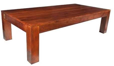 Massivmoebel24.de | Oxford Couchtisch aus Akazienholz #448 im Kolonialstil - Nougat, lackiert | 120x75x40 cm | Massivholztisch Fernsehtisch Beistelltisch