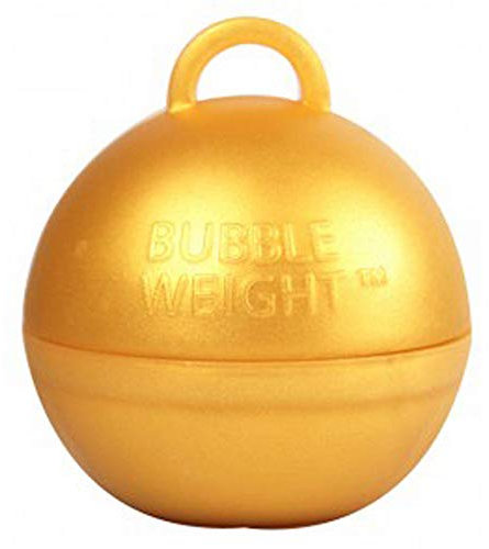 Anniversary House- Peso de burbuja, Color dorado, 5cm diameter, 35g weight (Creative Party BW014)