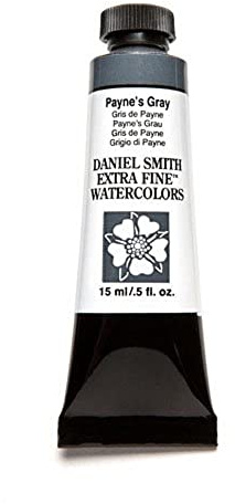 Daniel Smith 284600065 Extra Fine Watercolor 15ml Paint Tube, Payne's Gray, 0.5 Fl Oz (Pack of 1)