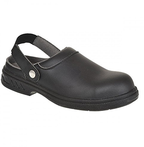 Portwest Zueco De Seguridad Steelite Sb Ae Wru, Tamaño: 37, Color: Negro, FW82BKR37