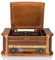 Roadstar HIF-1993 BT Plattenspieler (Retro Kompaktanlage mit CD-Player, Bluetooth, Kassettendeck, USB, Radio und Direct Encoding-Funktion)