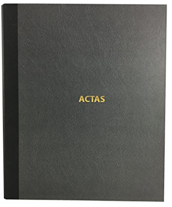 Libro de Actas de Hojas Móviles - Color Gris