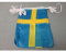 AZ FLAG - Fahnenkette Schweden 12 Meter Mit 20 Flaggen - 45x30 cm - Schwedische Girlande Flaggenkette 30 x 45 Cm