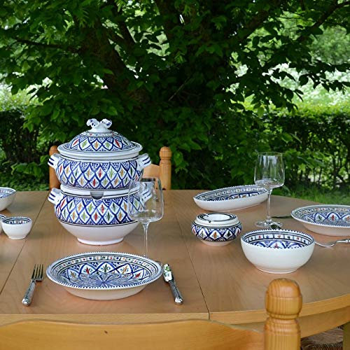 Bakir Couscous Maker, Blue, Small