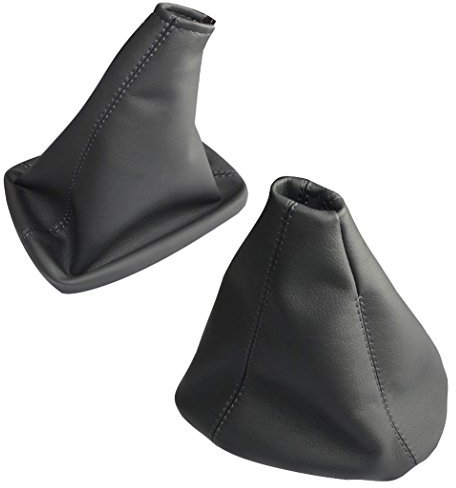 AERZETIX - Hebel Geschwindigkeit hardcover - handbremse aus Kunstleder grau für Auto