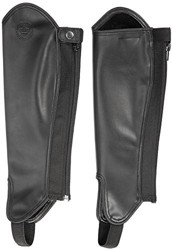 PFIFF 102118 minichaps eske, eleganta chaps konstläder, barn 6-14 unisex XS-XL