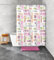 Kleine Wolke Duschvorhang Script, 180 x 200 cm, Multicolor