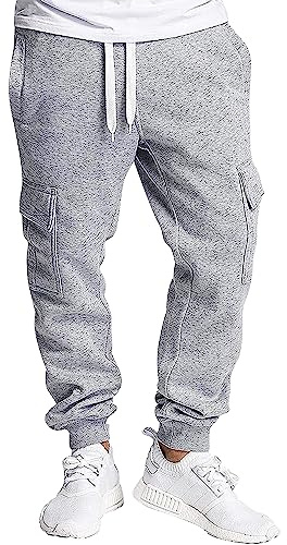 Southpole - Pantalon de survêtement - Active Basic Pantalon de Jogging en Polaire - Solid Homme - - Large