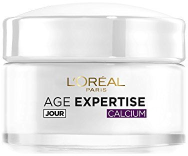 L'Oréal Paris - Crème de Jour Anti-Âge Fortifiante - Soin de Jour Redensifiant Anti-Rides Triple Action - Enrichi en Calcium - Pour Peaux Matures - À partir de 55 ans - Age Expertise - 50 ml