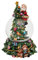Dekohelden24 Incantevole sfera di neve sull'albero di Natale, con Babbo Natale e suono, 500897, dimensioni (altezza x larghezza x diametro): circa 18,5 x 13,3 cm, diametro 10 cm.