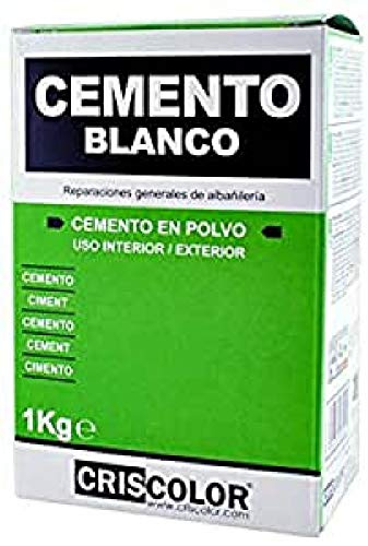 CRISCOLOR Ecobrico Cemento Blanco, ENVASE 1kg.