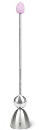 Take2 Clack, Retro Eierköpfer, Edelstahl, rosa, 29 x 4.5 x 29 cm