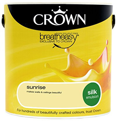 Crown Breatheasy Emulsion Paint - Silk - Sunrise - 2.5L