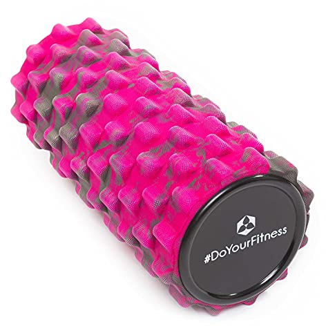 #DoYourFitness® Rouleaux de Massage Fascia »Ishana« / Idéal prévenir et Traiter Les douleurs Musculaires/Surface Ultra Douce et Compact/Dimensions : 33 x 14,3cm / variétés de Couleurs Disponibles