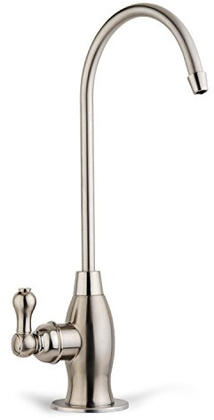 iSpring GK1-BN Reverse Osmosis Drinking Water Faucet, High Spout RO Faucet for Under Sink Water Filtration Systems, Brushed Nickel