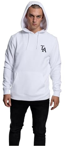 Mister Tee LA Hoody Sudadera con Capucha, Blanco, Medium para Hombre