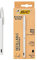 BIC Cristal ReNew 501036 nachfüllbarer Stift und 2 Ersatzminen, Schwarz, Einzelpackung