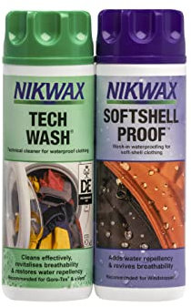 Nikwax Unisex-Erwachsene NKW0195 Tech Wasch-und Softshell-resistent, Doppelpack, farblos, 2 Stück (1er Pack)
