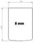 HARK Glasbodenplatte Segmentbogen 770 x 1030 x 8 mm klar Facettschliff