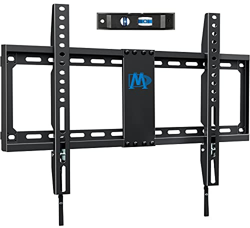 Mounting Dream TV Mount Fixed for Most 42-84 Inch Flat Screen TVs, UL Listed TV Wall Mount Bracket up to VESA 600 x 400mm and 132 lbs - Fits 16/18/24 Studs - Low Profile and Space Saving MD2163-K