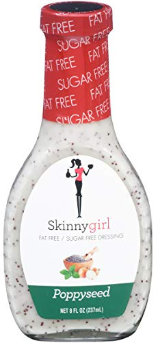 Skinnygirl Sugar Free Gluten Free Salad Dressing, Poppyseed, 8 Ounce