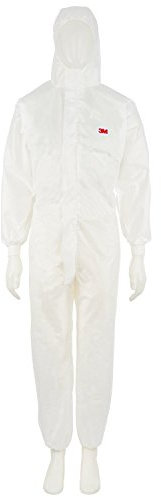 3M 4520S Schutzanzug, Typ 5/6, Größe S, Weiß/Grün