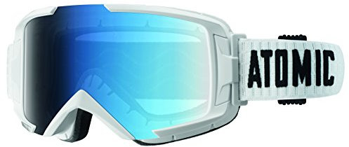 Atomic Damen/Herren Skibrille für Brillenträger, All-Wetter, Passform M, Live-Fit Rahmen, Oversized Look, Savor Photochromic, Blau/ Weiß, AN5105284