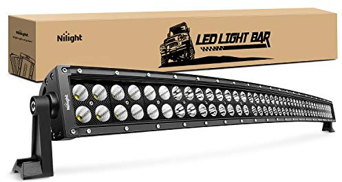 Nilight - 71014C-A 42 240W Spot Flood Combo High Power LED Driving Lamp LED Light Bar Off Road Fog Driving Work Lights for SUV Boat Jeep Lamp