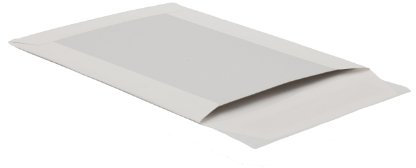 POSTHORN Papprückwandtasche C5 (250 Stück), haftklebende Versandtasche mit Papprückwand, weiße Versandtaschen A5 mit Papprückwand aus Graupappe 450g/m², 229 x 162 mm, 100g/m²