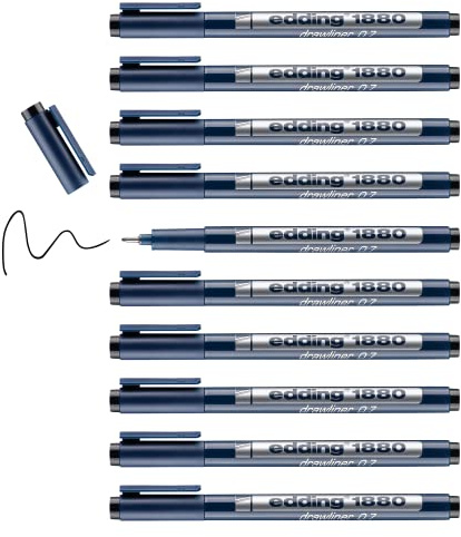 edding 1880 0,5 draglinor 0.7mm 0,7 mm