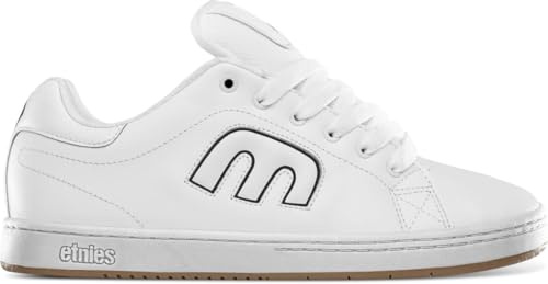 Etnies Callicut Skate-sko för män, Vit/svart, 40 EU