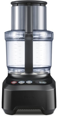 Breville BFP800BSXL The Sous Chef 16 Pro Food Processor, Die-Cast Metal Base. High Impact BPA-Free Bowl. Stainless Steel Blades, Black Sesame