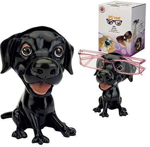 Arora 8013 Black Labrador OptiPaws Spectacle/Glasses Holder Design, Multicolour, One Size