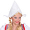 Amakando Hollandhaube Frau Antje Haube weiß Holland Faschingshut Holländerin Hut Karneval Hüte Häubchen Kostümzubehör