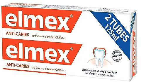 Elmex - Dentifrice Anti Caries 2x125ml Elmex