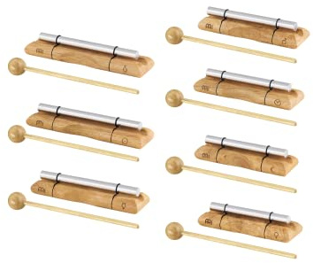 Sonic Energy Klangstäbe Chakra Set – 7-teilig – Energy Chimes für Meditation, Therapie, Klassenzimmer – Inkl. Schlägel, Taschen (EC-SET-CHA-7)