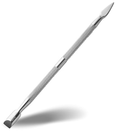 Rui Smiths Spingi cuticole professionale in Acciaio Inossidabile Ipoallergenico a Doppia Estremità - Stile n. 104