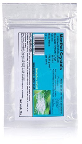 10g Premium Chinese Menthol Crystals BagBP/EP/USP GradeMake Sure to Checkout with Minerals-water.ltd to get What's on The Picture