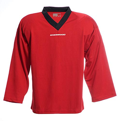 Sherwood Unisex Trainingsshirt Sher-wood Practice Jersey Trainingstrikot, Rot, XL EU