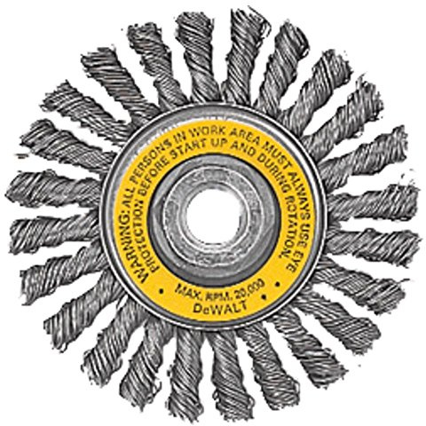 DEWALT Wire Wheel, Cable Twist, 4-Inch (DW4930)