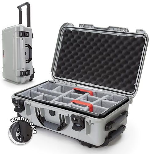 NANUK 935 Wasserdichter Hartschalenkoffer Mit Gepolsterten Trennwänden - Silber