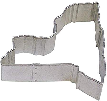 R&M New York State Cookie Cutter in Durable, Economical, Tinplated Steel
