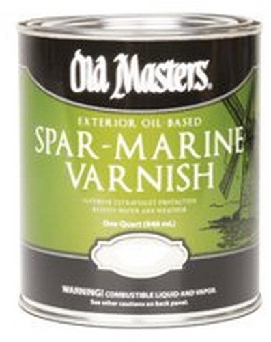 Old Masters Spar-Marine Satin Clear Oil-Based Marine Spar Varnish 1 gal.