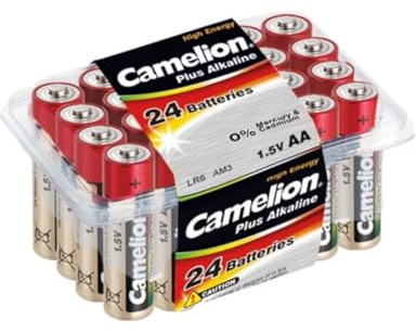 CAMELION - LR6C/24 /LR6 AA 1,5 V, 2600 mAh, Alkali Batterie (24 Teile) 144191